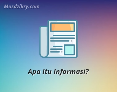 Pengertian informasi