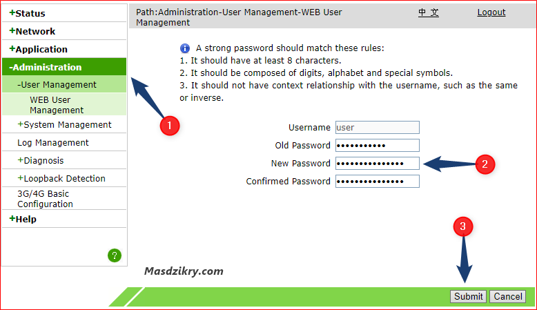 Cara mengganti password admin indihome