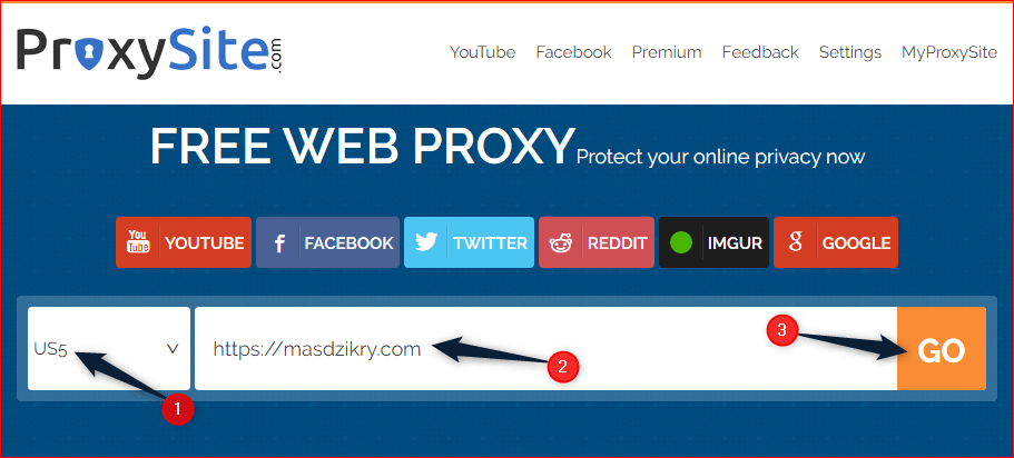 Cara membuka situs yang diblokir menggunakan proxysite