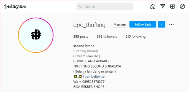 DPO_thrifting