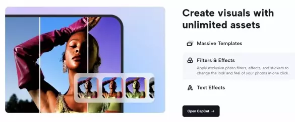 Capcut - Ubah Style Editing Foto Jadi Lebih Modern